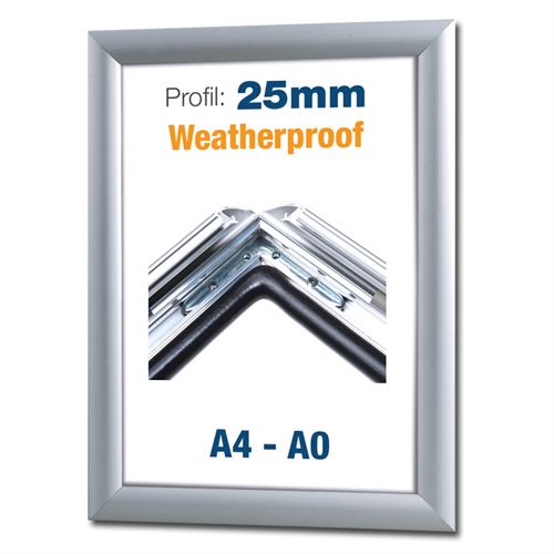 Wetterfeste Klapprahmen