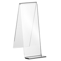 Universal Acryl Warenstütze / Warenträger - 50 x 150 mm