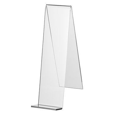 Universal Acryl Warenstütze / Warenträger - 50 x 200 mm