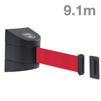 WallPro Wandkassette - 910 cm - Rot Gurtband