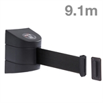 WallPro Wandkassette - 910 cm - Schwarz Gurtband