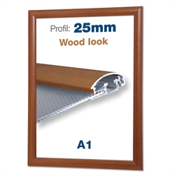 Klapprahmen mit Holz-Look - A1
