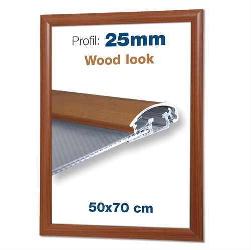 Klapprahmen mit Holz-Look - 50x70 cm
