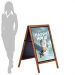 WoodPro Hybrid Kreidetafel Kundenstopper - A1