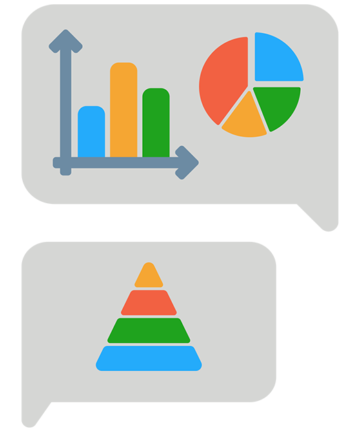 Illustration zu Datenerkenntnissen und Statistik